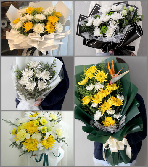 广东揭阳市普宁市南径镇青洋村白事花束代送